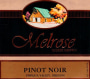 Melrose Wines Pinot Noir 2014  Front Label