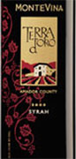 Terra d'Oro Syrah 2001 Front Label