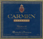 Carmen Reserve Merlot 2001 Front Label
