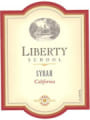 Liberty School Syrah 2001 Front Label