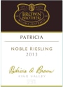 Brown Brothers Patricia Noble Riesling 2013 Front Label