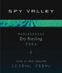Spy Valley Riesling 2004 Front Label