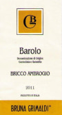 Bruna Grimaldi Barolo Bricco Ambrogio 2011 Front Label