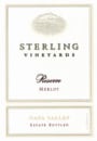 Sterling Reserve Merlot 2001 Front Label