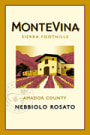 Montevina Nebbiolo Rosato 2003 Front Label