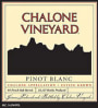 Chalone Pinot Blanc 2003 Front Label