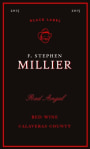 F. Stephen Millier Red Angel Red Wine 2015 Front Label