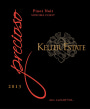 Keller Estate Precioso Pinot Noir 2013  Front Label