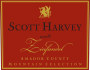 Scott Harvey Mountain Selection Zinfandel 2008  Front Label