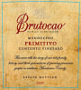 Brutocao Contento Vineyard Primitivo 2009 Front Label