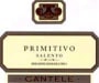Cantele Primitivo 2003 Front Label