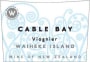 Cable Bay Vineyards Viognier 2013 Front Label