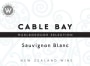 Cable Bay Vineyards Marlborough Selection Sauvignon Blanc 2013 Front Label