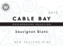 Cable Bay Vineyards Marlborough Selection Sauvignon Blanc 2010 Front Label