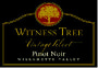Witness Tree Vintage Select Pinot Noir 2002 Front Label