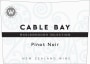 Cable Bay Vineyards Pinot Noir 2011 Front Label