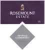 Rosemount Diamond Shiraz-Cabernet 2004 Front Label