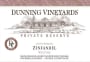 Dunning Private Reserve Zinfandel 2011 Front Label