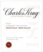Charles Krug Yountville Cabernet Sauvignon 2004 Front Label