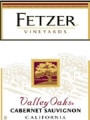 Fetzer Valley Oaks Cabernet Sauvignon 2002 Front Label