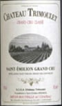 Chateau Trimoulet Saint-Emilion Grand Cru 2001 Front Label
