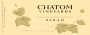Chatom Syrah 1996 Front Label