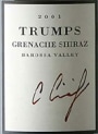 Cimicky Trumps Grenache/Shiraz 2002 Front Label