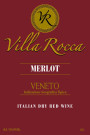 Campagnola Villa Rocca Merlot 2012 Front Label