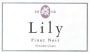 Lily Pinot Noir 2002 Front Label
