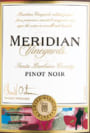 Meridian Pinot Noir 2003 Front Label