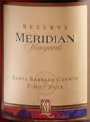 Meridian Reserve Pinot Noir 2003 Front Label