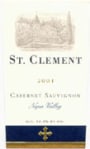 St. Clement Cabernet Sauvignon 2001 Front Label
