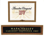 Beaulieu Vineyard Napa Valley Cabernet Sauvignon 2002 Front Label