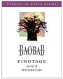Baobab Pinotage 2004 Front Label