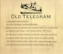 Bonny Doon Old Telegram Mourvedre 2002 Front Label