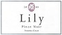 Lily Pinot Noir 2003 Front Label