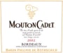 Barons de Rothschild Mouton Cadet Red 2002 Front Label