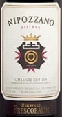 Frescobaldi Nipozzano Chianti Rufina Riserva 2001 Front Label