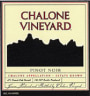 Chalone Estate Pinot Noir 2003 Front Label