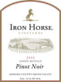 Iron Horse Estate Pinot Noir 2002 Front Label
