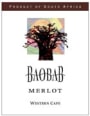 Baobab Merlot 2004 Front Label