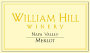 William Hill Napa Valley Merlot 2001 Front Label