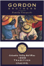 Gordon Brothers Tradition Red 1999 Front Label