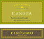 Canepa Finisimo Gran Reserva Sauvignon Blanc 2015 Front Label