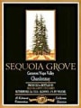 Sequoia Grove Chardonnay 1996 Front Label