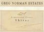 Greg Norman Estates Limestone Coast Shiraz 2003 Front Label