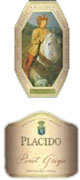 Placido Pinot Grigio 2004 Front Label