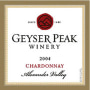 Geyser Peak Chardonnay 2004 Front Label