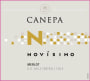 Canepa Novisimo Merlot 2014 Front Label