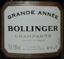 Bollinger La Grande Annee Brut (3 Liter) 1996 Front Label